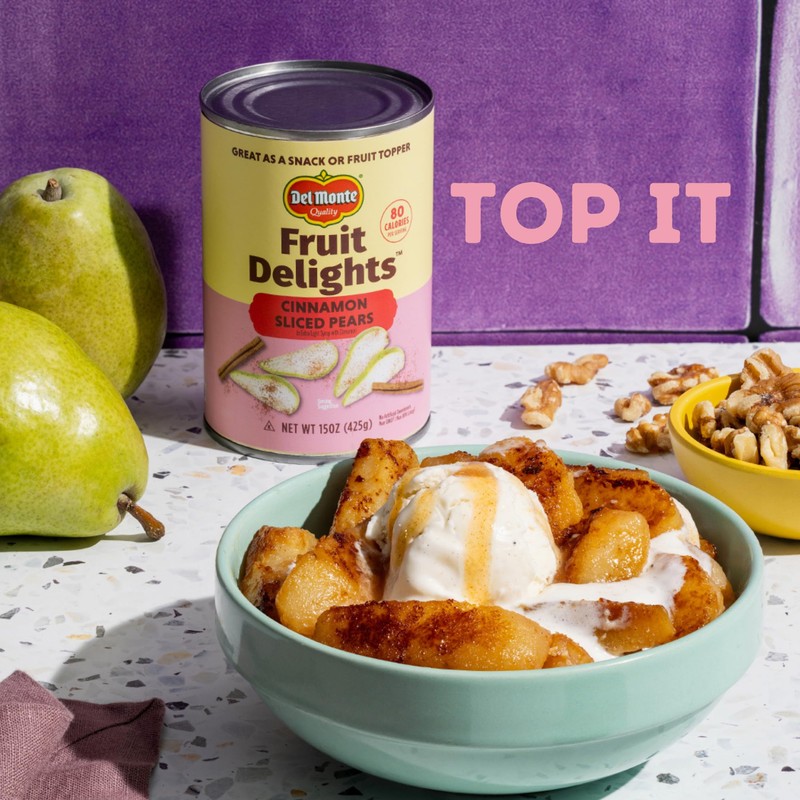 Del Monte Fruit Delights Sliced Pears with Cinnamon in Extra