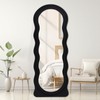 Anpark Full Length Mirror 63"x24" Irregular Wavy Full Body Mirror