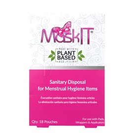 MaskIT Disposal Bags for Pads & Sanitary Napkins, Feminine Hygiene Disposal Bags
