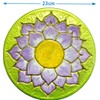 dennycraftmoulds.co.uk Mandala Lotus Flower Concrete or Plaster Mould Reusable ABS