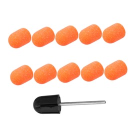 Healeved 30pcs Nail Sanding Caps Set with Manicure Polishing Suitable for Electric Nail Files Portable and Lightweight Design