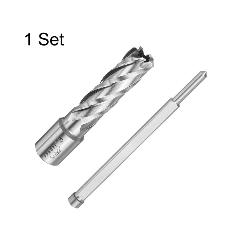 HARFINGTON Annular Cutter 5/8" Cutting Diameter Shank 3/4" with 2"