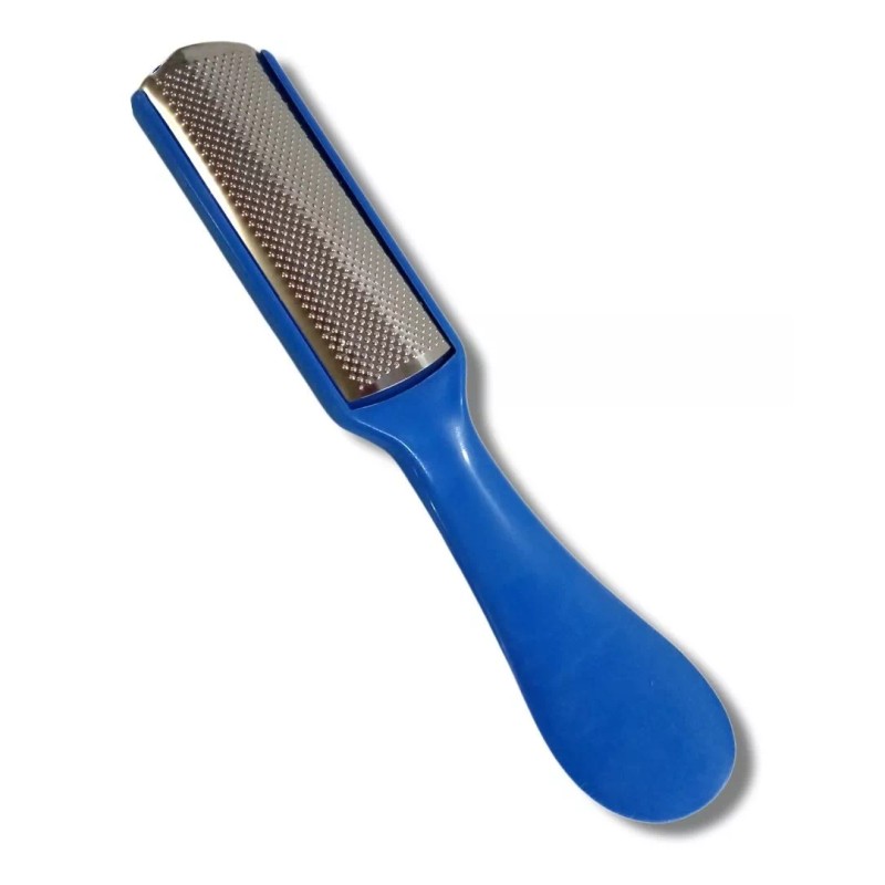 Lima Doble Cara Acero Inoxidable Para Exfoliar Pies Spa
