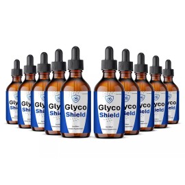 Glyco Shield All Natural Supplement, Max Strength , GlycoShield Drops (10 Pack)