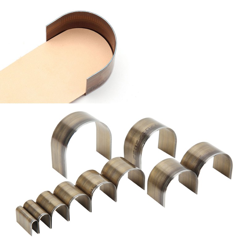 10 Pcs Leather Cutting Mold Hand Made DIY Semi Circular