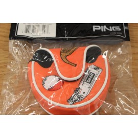 Ping NEW Rare PING Decal Mallet Putter Cover Headcover  35955-01 + FREE SHIPPING