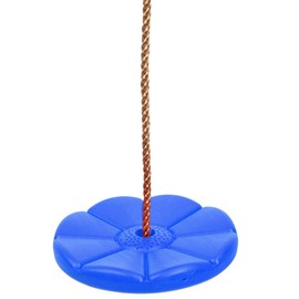 Cuerda de Escalada Columpio de árbol Equipo de Juego Juguetes para Niños Escalada Al Aire Libre Placa Colgante Columpios de Disco (Azul)