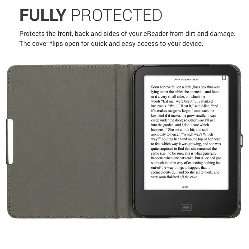 kwmobile Case Compatible with Tolino Shine 2 HD - Canvas