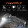 NICRON Flashlight, 700 Lumens 90 Degree Pocket Flashlight Rechargeable IP65