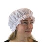 Brigitta Victorian Edwardian Ladies Mop Hat White