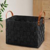 boldmonkey Laundry Basket 16.5 " x13 x13 , Large Rectangular