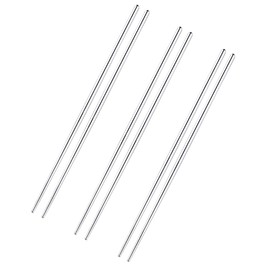 MyLifeUNIT Extra Long 14 Inch Japanese Hot Pot Chopsticks, Stainless Steel Cooking Frying Noodle Chopsticks (3 Pairs Set)