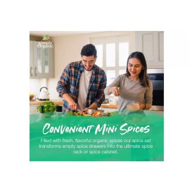 Simply Organic Ultimate Organic Starter Spice Gift Set 24 Piece Assortment