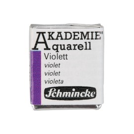 Schmincke AKADEMIE® Watercolor Fine Artist Watercolor Paints Purple 16 440 044 Half Pan Watercolor Painting Vegan Watercolor
