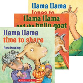 Llama Llama Time To Share, & Llama Llama Red Pajama, & Llama Llama Loves To Read (3-Book Set) by Anna Dewdney