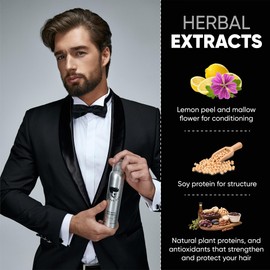 Avenue Man Texture Spray for Hair Men - Barber-Grade Hairspray for Men - Firm Hold, Frizz Control & UV Protection - Long-Lasting Hold Without Stiffness - Mens Hair Spray Extra Hold - (9.0 oz)