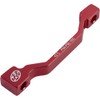 Reverse Scheibenbremsen Adapter PM-PM von 160 auf 180mm rot