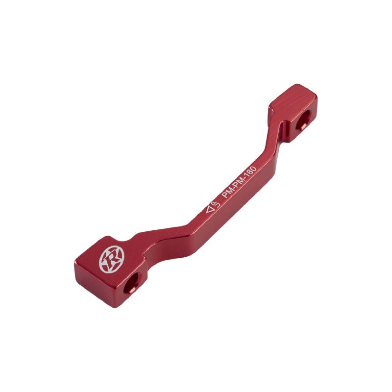 Reverse Scheibenbremsen Adapter PM-PM von 160 auf 180mm rot