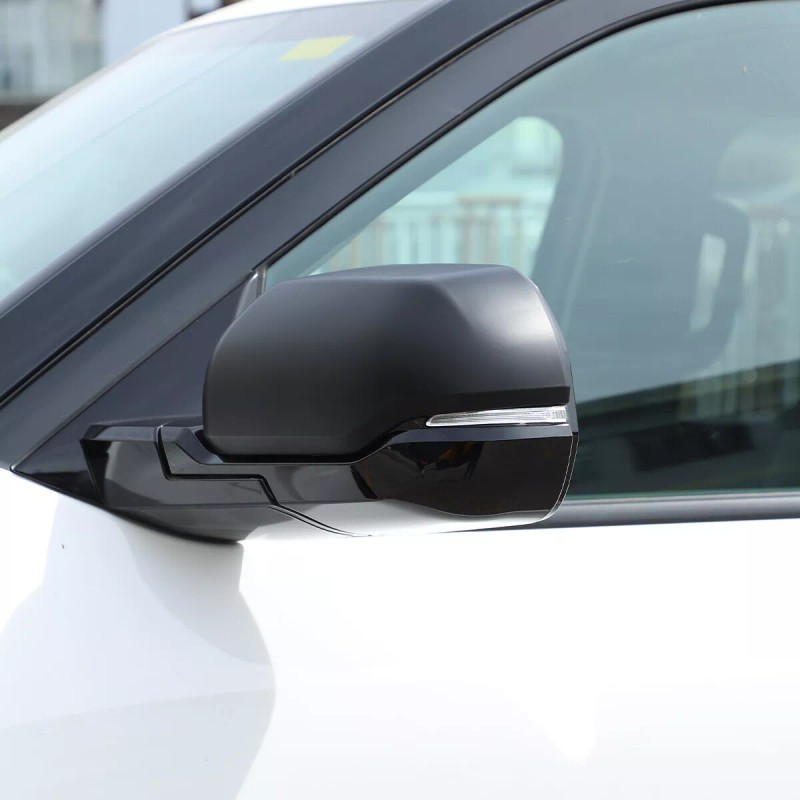 autotrim000 Matte Black Side Rearview Mirror Guard Cover Trim Set