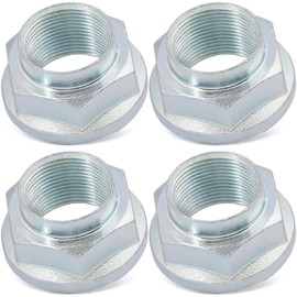 GLOXTED 4Pcs 90305S3VA11 Spindle Nut Compatible with Honda Acura Accord CR-V HR-V Odyssey 2003 2004 2005-2022 2023 2024 M26-1.50 Hex Size 36mm, Replace 615-986