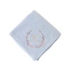 Maison de Fleur Handkerchief Towel, Flower Frame Embroidered Towel Handkerchief,