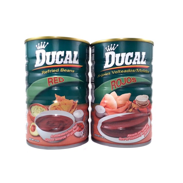 Ducal Refried Red Beans, 15oz - 2 Pack