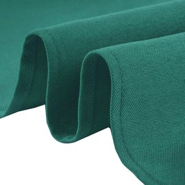 Weddecor 20 Inch Forest Green Cotton Polyester Table Napkin for Home, Hotel, Dinning, Wedding, Banquet, Party, Events, Hemmed Edges Lightweight & Machine Washable, 10pcs