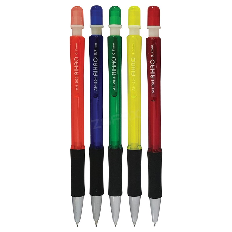 ZOFAX 5 x 0.7mm HB Mechanical Pencils With Rubber Tip