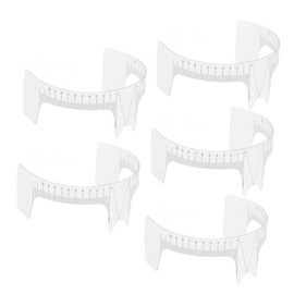 VICASKY 5pcs Eyebrow Symmetry Ruler Tattooing Mapping Tools Brow Stencil Tattoo Ruler Eyebrow Shaping Aid