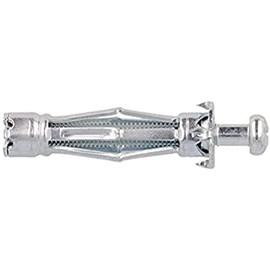 Molly m18015-xj Expansion Metal Cavity Wall Dowels with Screws M6, Gray, Set of 25 Pieces