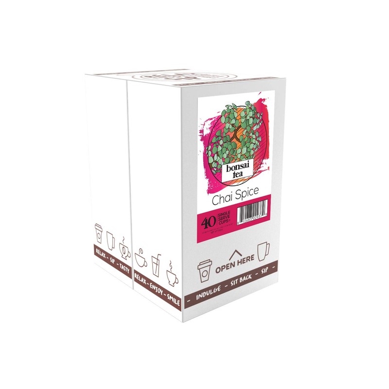 Bonsai Tea Co. Chai Spice, Compatible with K Cup Brewers