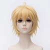 KiyaCos Blonde Short Cosplay Wig Heat Resistant Synthetic Hair