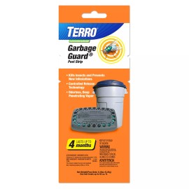 TERRO Outdoor / Garage GARBAGE GUARD PEST STRIP Kills Insects in Trash Cans Bins