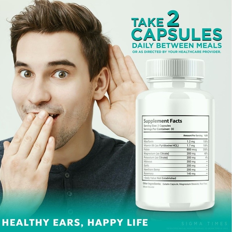 Cleartone (5 Pack) Cleartone Hearing Relief Capsules, ClearTone Pills for