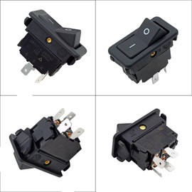 Replace 5140058-09 Vacuum Switch Fit for DeWalt DCV580 DCV581H DC500 DC500K DC020, Vacuum Cleaner Toggle Power Switch ON-Off