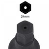 sourcing map 24mm Impact Hex Bit Socket, 1" Drive 105mm