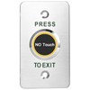 No-Touch Infrared Exit Button with Green LED, Indoor Stainless Steel