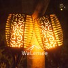 Walensee Solar Tiki Torches with Flickering Flame,96 LED Solar Torch