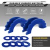 AUTMATCH D Ring Shackle Isolators Washers Kit - 2 Rubber