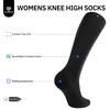 CLOSEMATE Womens Soft Knee High Long Dress Socks Combed Cotton