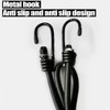Bungee Cords With Hooks, Heavy Duty Outdoor Elastic Bungee Straps，No