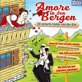 Amore in Den Bergen; 30 scharfe Lieder von der Alm; Eindeutig Zweideutig; Ein Abend auf der Heidi; Bubi Bubi noch einmal; Zipfel eini Zipfel aussi; In der Tenn auf der Henn; Lieschen komm ein bisschen