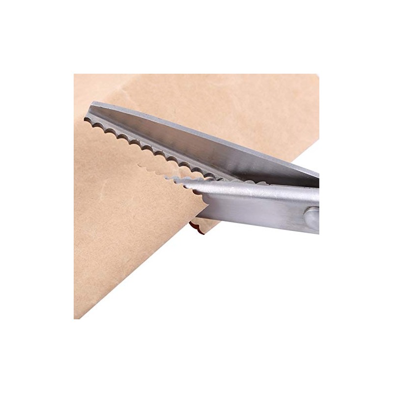 Fabric Decorative Craft Scissors Round/Triangle Edge Pinking Scissors 3/5/7 mm