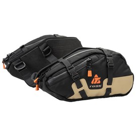 TUSK Traverse Pannier Bags Base System Black/Tan