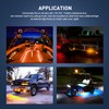 Nilight 50 PCS 3/4” Round Clearance LED Front Rear Side
