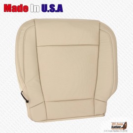 US Auto Nation 832-790-4949 2015 to 2017 Ford F150 Lariat PASSENGER Bottom Perforated Leather Seat Cover Tan