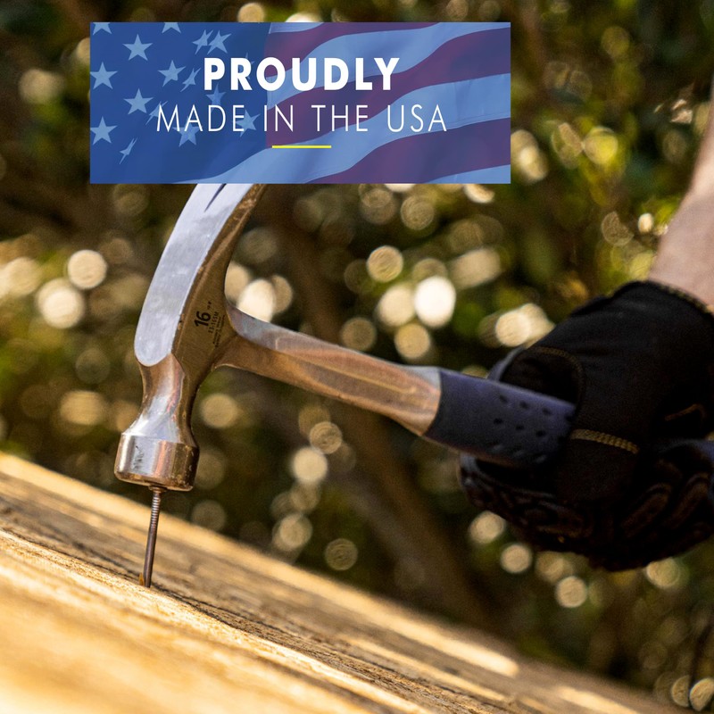 ESTWING 16 oz Hammer, Smooth Face, Forged Steel Hammer, Rip