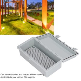 Junction Box Outer Housing ABS IP67 Waterproof 200 x 100 x 70 mm Power Housing Electrical Junction Box Breaker Box for Outdoor Use