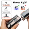 PROMISE Metal Lighter Triple Jet Flame Refillable Butane Lighters Windproof