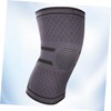 PACKOVE 1Pair Silicone Knee Pads for Sports Elastic Breathable Knitted
